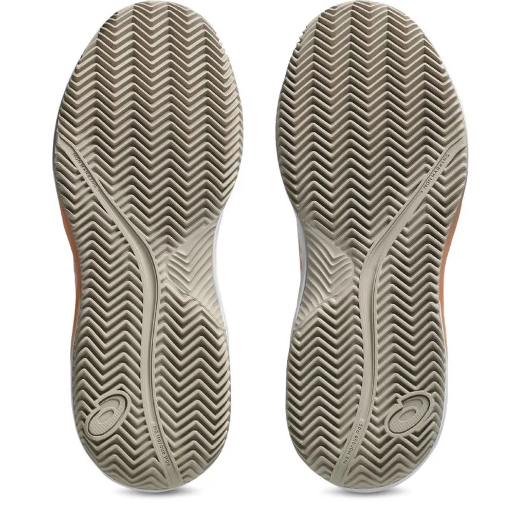 Женские теннисные кроссовки Asics Gel-Dedicate 9 Clay - white/cantaloupe