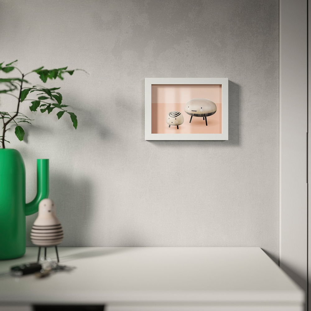 IKEA RÖDALM  (ИКЕА РЁДАЛМ)  -  Рамка - белый 13x18 см