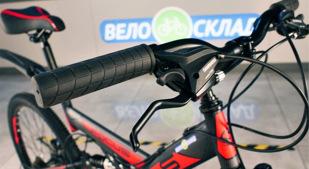 Горный (MTB) велосипед Stels Focus MD 21-sp 26 V010 (2020) 18 черный/красный (требует финальной сборки)