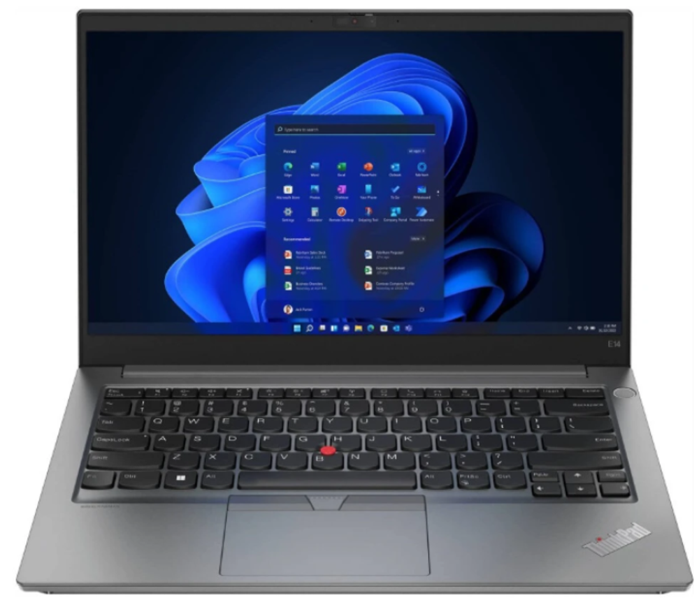14" Ноутбук Lenovo ThinkPad E14 Gen 4 Grey (1920x1080, Intel Core i5-1235U, RAM 8ГБ, SSD 256ГБ, Intel Iris Xe Graphics, OS Windows)