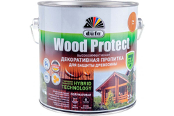Пропитка декоративная для защиты древесины Dufa Wood Protect тик