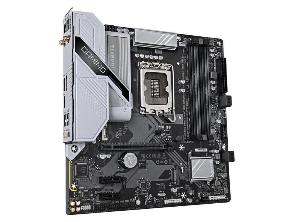 Материнская плата Gigabyte B760m Gaming Plus Wifi Ddr4, Socket LGA 1700, Intel B760, mATX, RTL