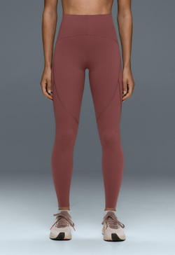 OYSHO Компрессионные легинсы Compressive Basic до щиколотки, длина 65 см, линялый розовый