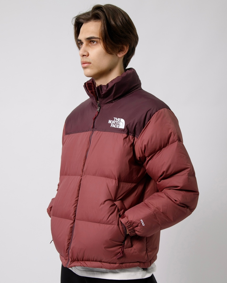 Куртка TNF пух (бордовый)
