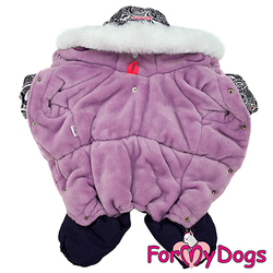 Formydogs Комбинезон "Орнамент" фиолетовый для девочек