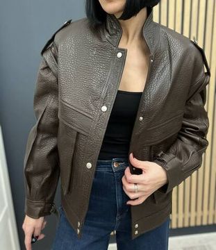 Элитная кожаная куртка Yves Saint Laurent BP-47048