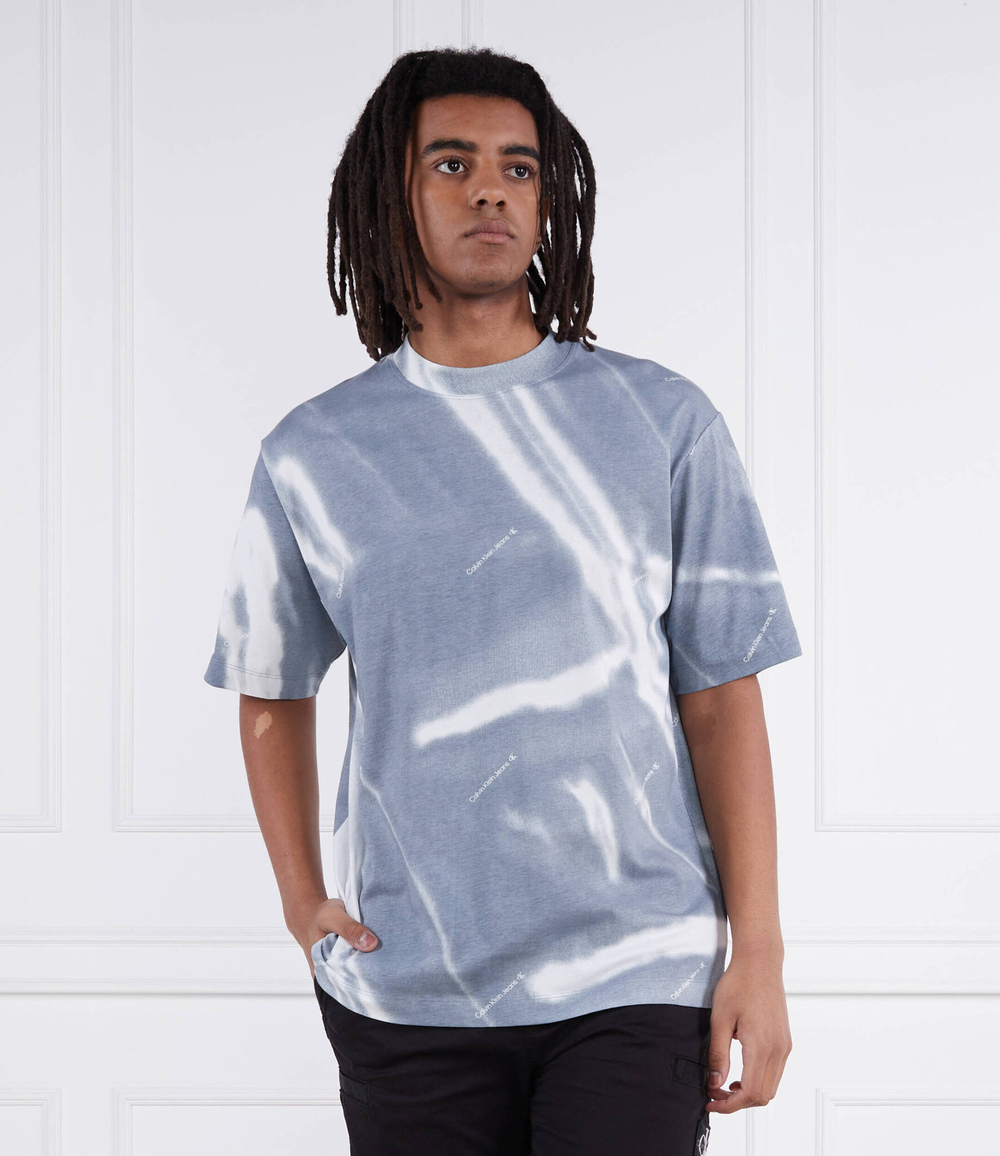 Футболка MOTION BLUR AOP TEE CALVIN KLEIN JEANS - серый(J30J322987)