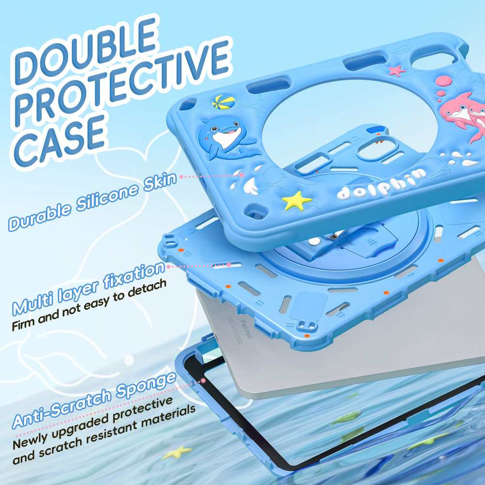 Противоударный бампер Baby Bubbles Сase Belt для iPad mini (7th Gen)