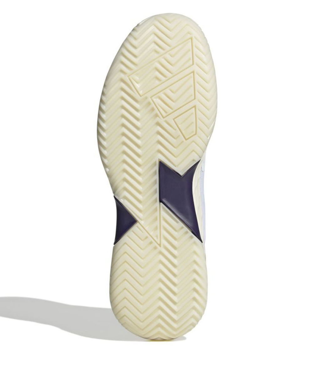 Мужские теннисные кроссовки Adidas Defiant Speed 2 M - white/black/aurora plum