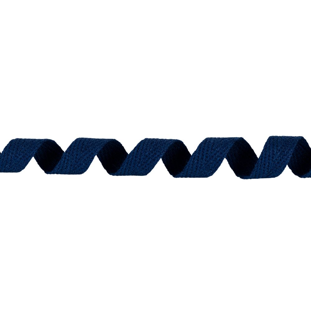 Тесьма (лента) киперная (100% х/б) 10 мм / 50 метров, т.синий/dark blue, Gamma TCT-10