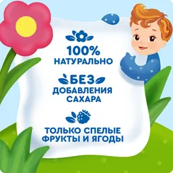 Пюре Агуша Яблоко-малина-шиповник с 5 мес 90 г