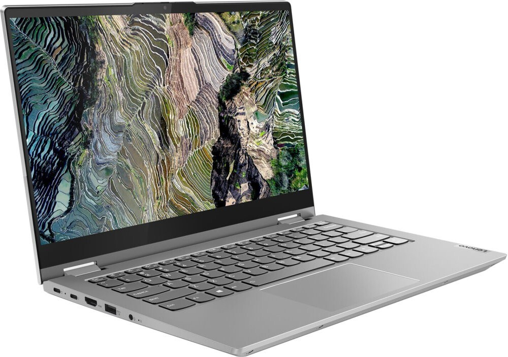 Ноутбук Lenovo Thinkbook 14s Yoga ITL Core i5 1135G7/8Gb/SSD256Gb/Intel Iris Xe graphics/14"/IPS/Touch/FHD (1920x1080)/Windows 10 Professional 64/grey/WiFi/BT/Cam 20WE0002RU