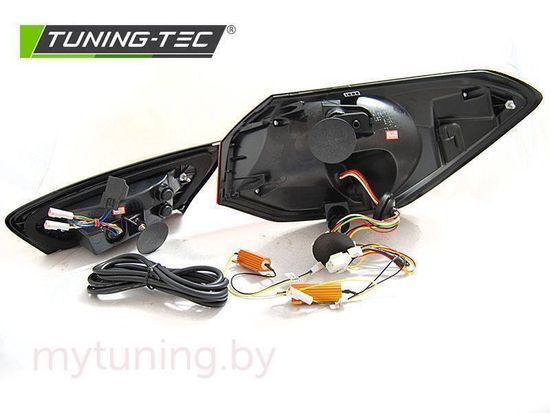 Задние фонари LED TAIL LIGHTS RED WHITE SEQ для FORD FOCUS 4 ХЭТЧБЕК 18-21