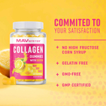 MAV Nutrition, жевательные таблетки с коллагеном и биотином, со вкусом сладкого лимона, 60 жевательных таблеток