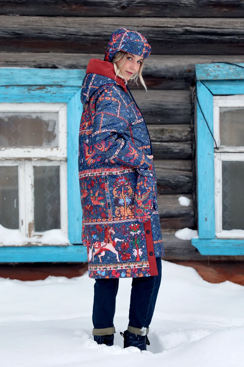 Полупальто "Фаберже. Масленица"