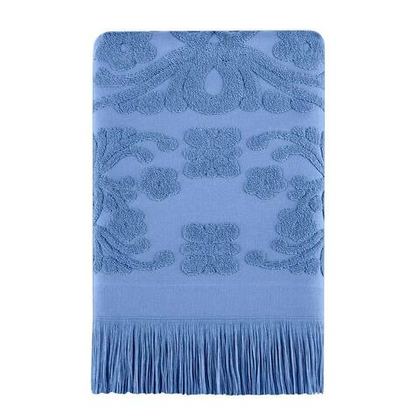 Полотенце 100х150 Arya home Isabel Soft голубое