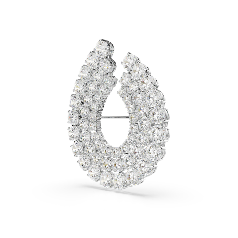 MATRIX:BROOCH TENNIS WHITE/RHS