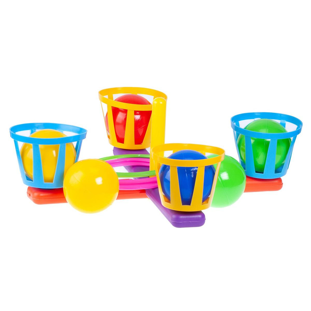 Игрушка Кольцеброс комбинированный. 7002 (Юг-пласт)