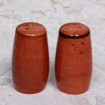 Набор для специй керамический «Corsica orange» (солонка+перечница)