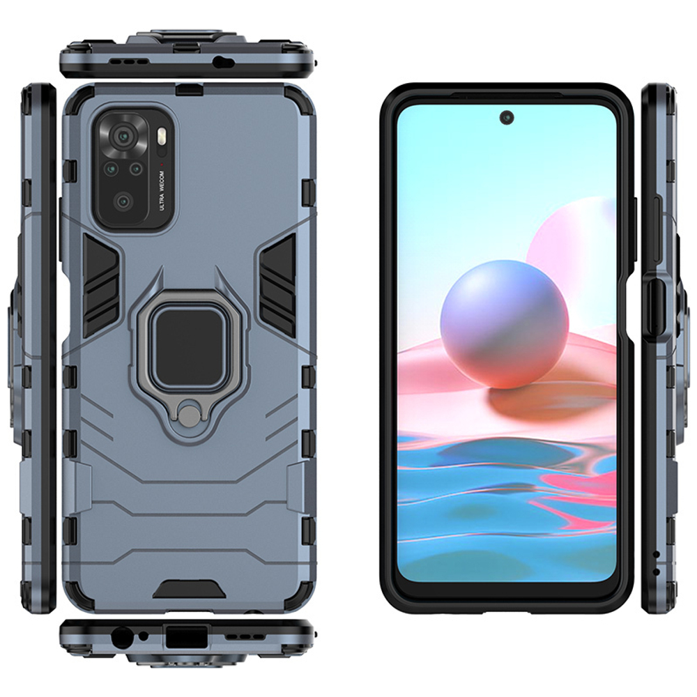 Противоударный чехол с кольцом Panther Case для Xiaomi Redmi Note 10 / 10s