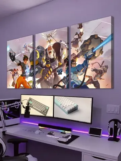Модульная картина "Overwatch" 150х70см