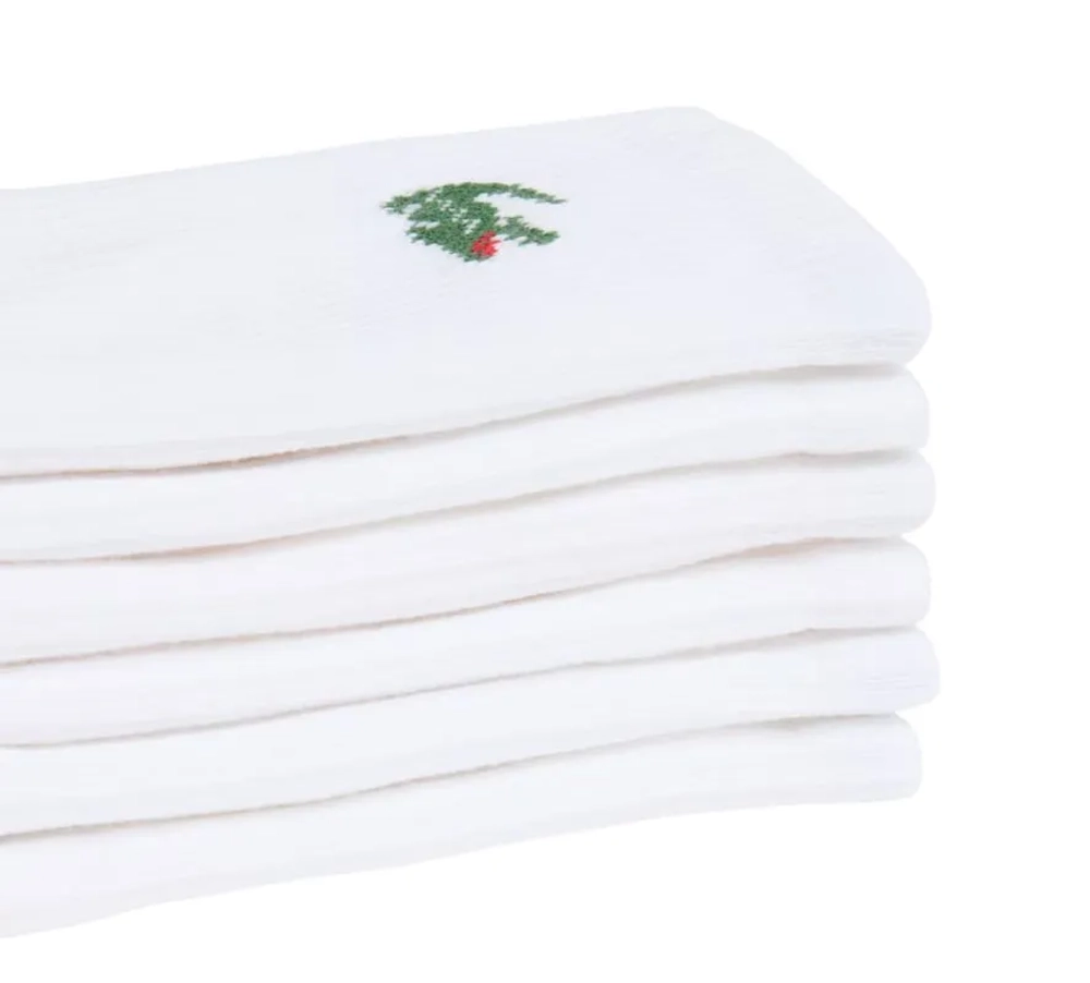 Теннисные носки Lacoste Sport 6P - white