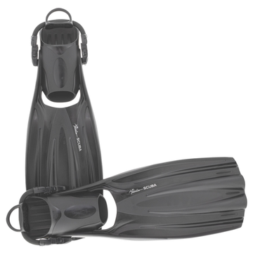 Ласты Marlin Scuba Black (открытая пятка)