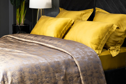 Покрывало 260x260 Garda Decor Houston золотое