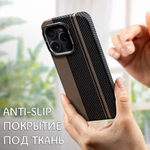 Дизайнерский чехол для IPHONE 15 PRO MAX с камерой-подставкой и MagSafe