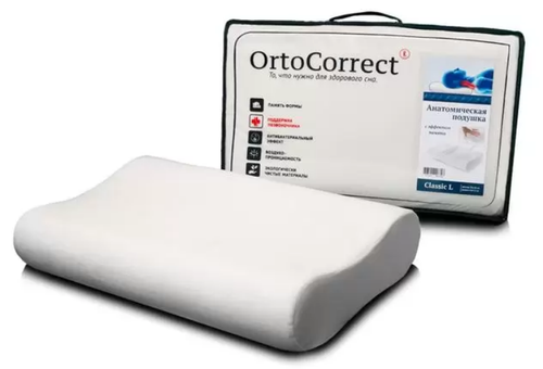 Подушка Classic L ORTOCORRECT 58х38х10/12