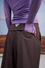 Брюки Nothomme Blue Casual Pants Ultra-Thin/Lightweight "Grape Purple" Women's