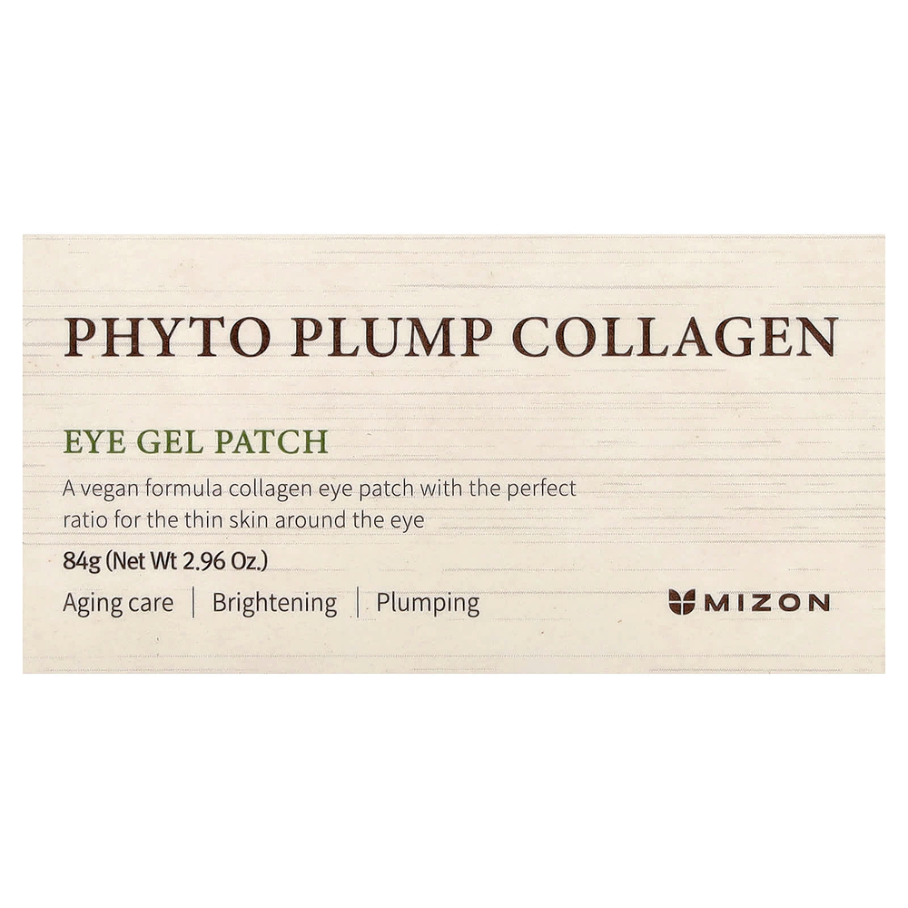 Mizon, Phyto Plump Collagen, гель-патч для кожи вокруг глаз, 60 патчей