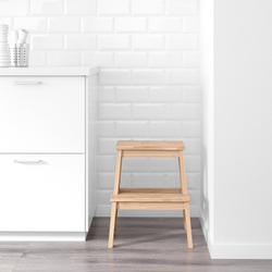 IKEA BEKVÄM  (ИКЕА БЕКВЭМ)  -  Табурет-стремянка - бук 50 см