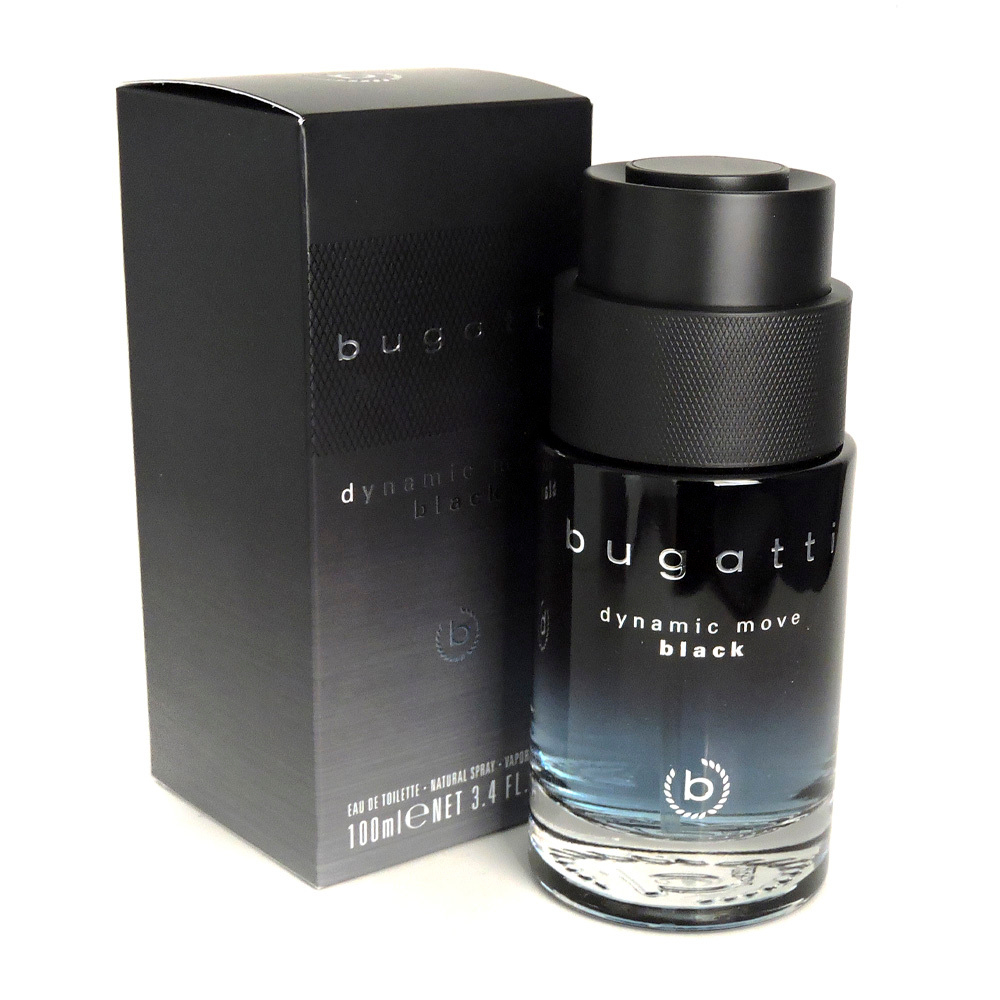Bugatti Dynamic Move Black — туалетная вода для мужчин. Аромат яркий, энергичный, привлекающий внимание.