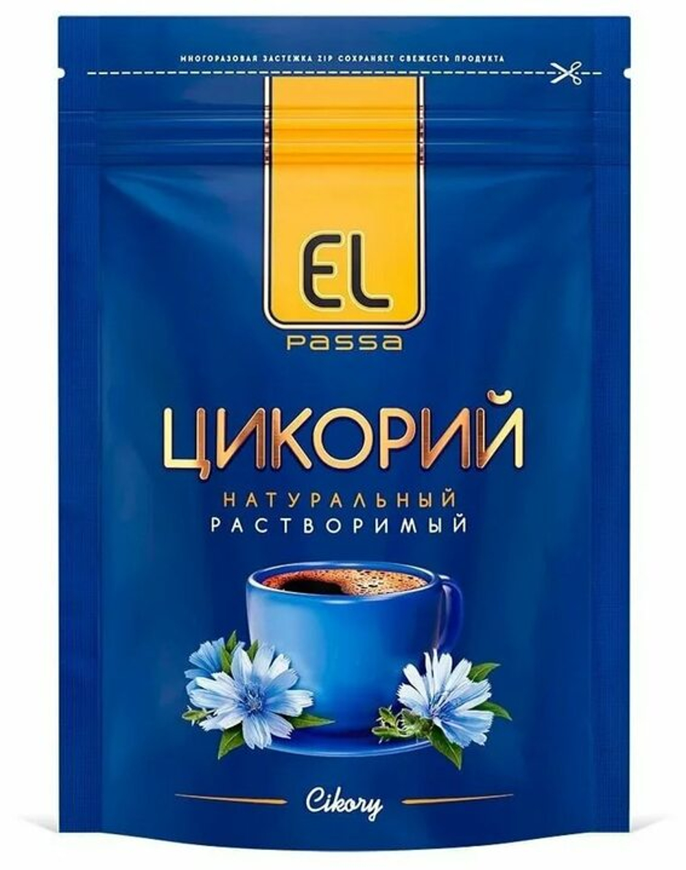 "            Цикорий ""EL PASSA"" м/у ZIP пак.100гр*12"