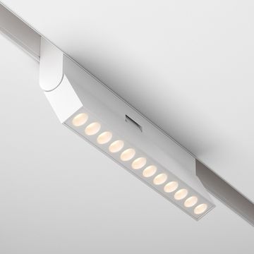 Трековый магнитный светодиодный светильник LED 12W 2700K-6000К 36° TR033-4-12WTW-M-DSZ-W белый Dim Smart Zigbee Points rot Exility Maytoni