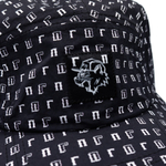 Кепка НПОГП 5panel ГП Принт Черный