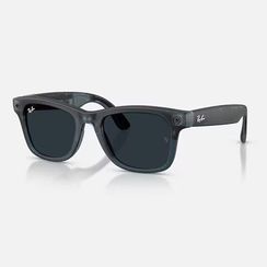 Умные очки Ray-Ban Meta Gen 3 Wayfarer Matte Transparent Ocean Blue / Clear/Grey Transitions