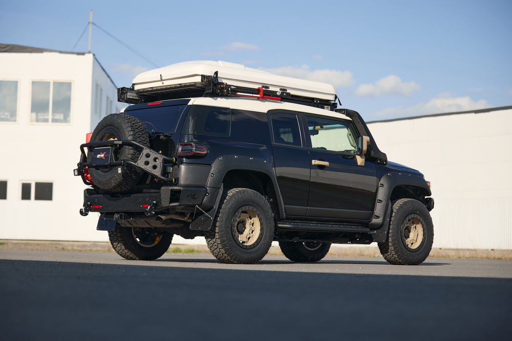 Бампер силовой задний BMS ALFA для Тойота FJ Cruiser 2005-2022