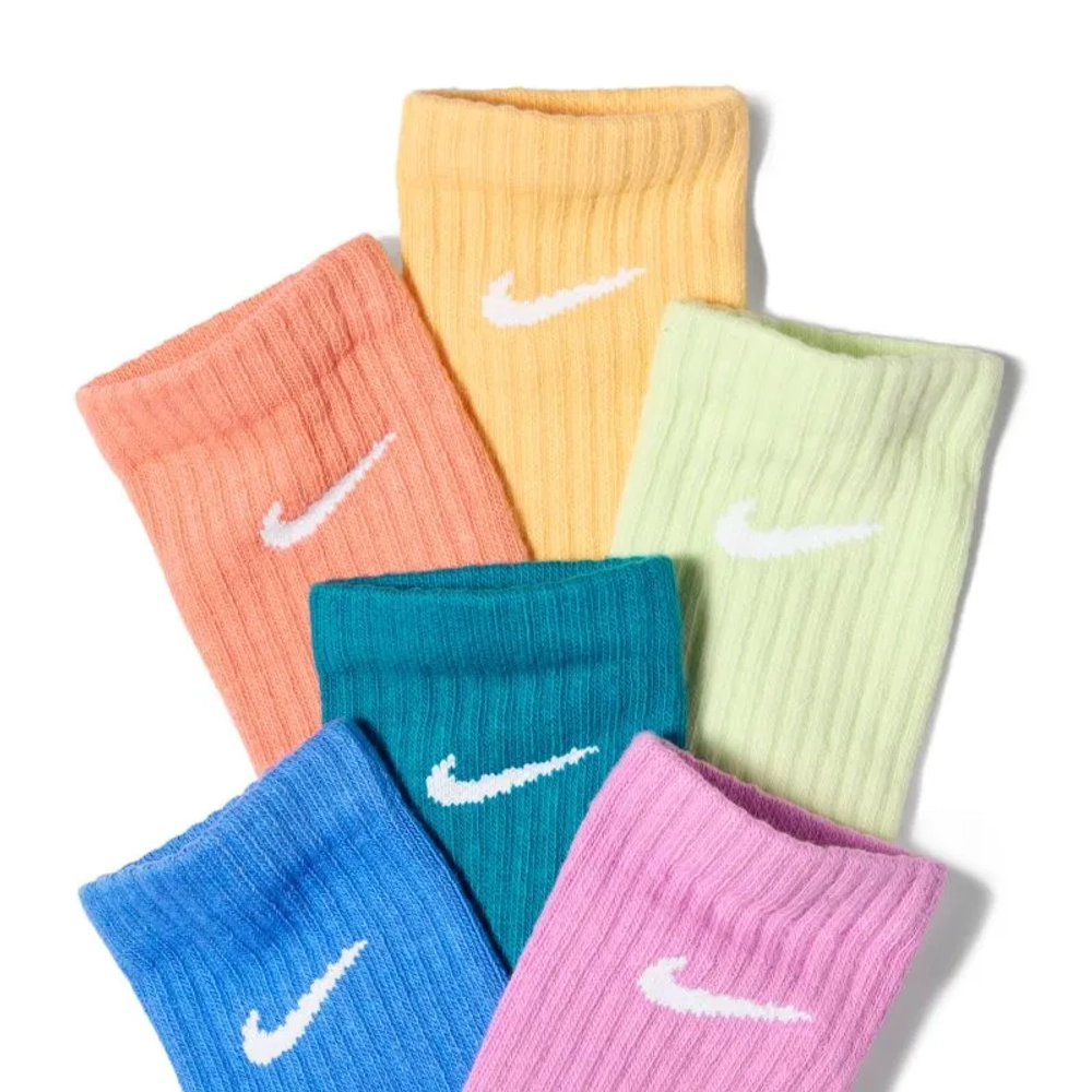Теннисные носки Nike Everyday Crew 6P - multicolor