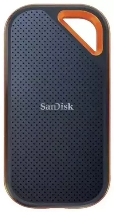 1 ТБ Внешний SSD SanDisk Extreme Portable V2, USB 3.2 Gen 2 Type-C, черный