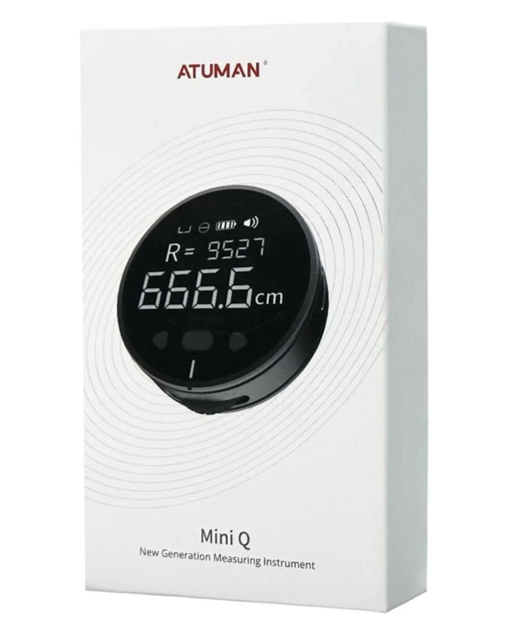 Умная рулетка Xiaomi Duka Small Q Ruler чёрная