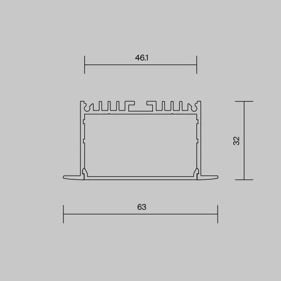 Профиль для светодиодной ленты 632004 Maytoni