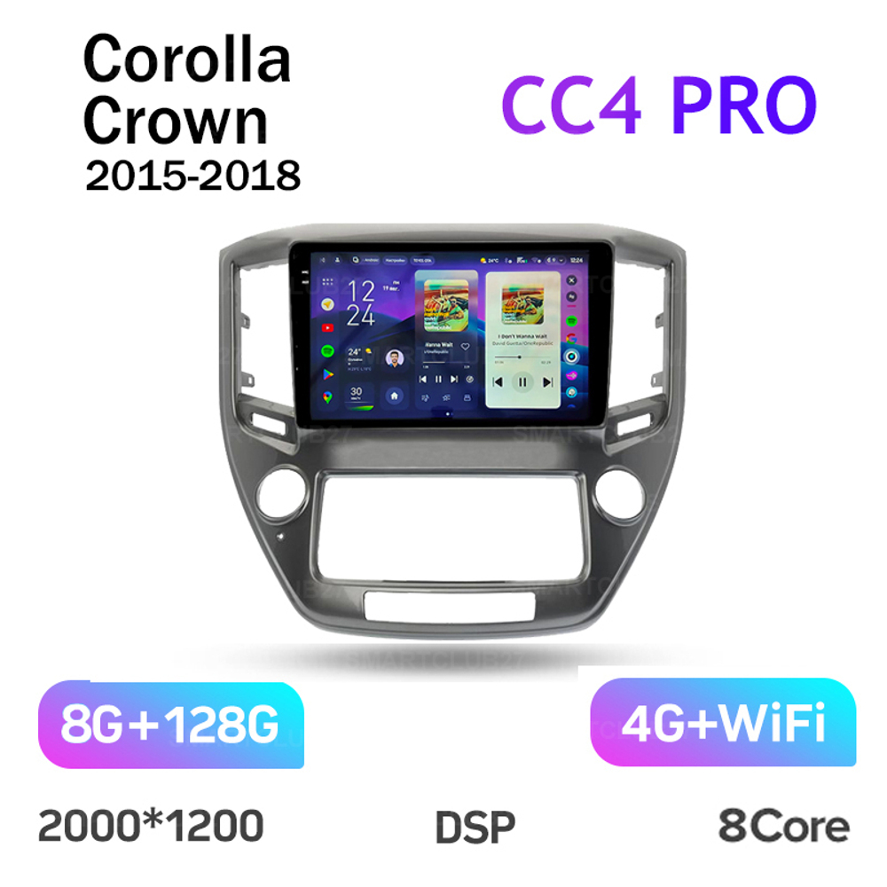 Teyes CC4 Pro 9" для Toyota Crown 2015-2018