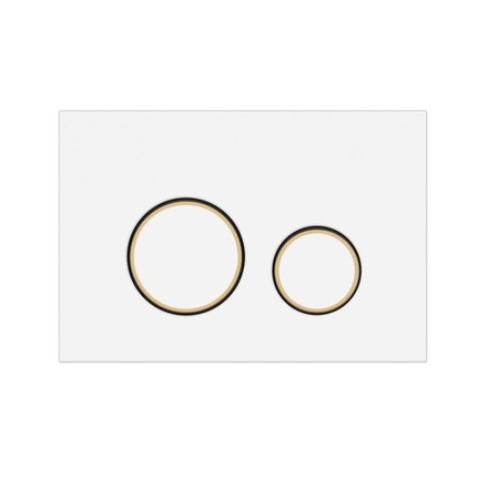 Кнопка TWINS для LINK PRO/VECTOR/LINK/HI-TEC пластик белый матовый с рамкой