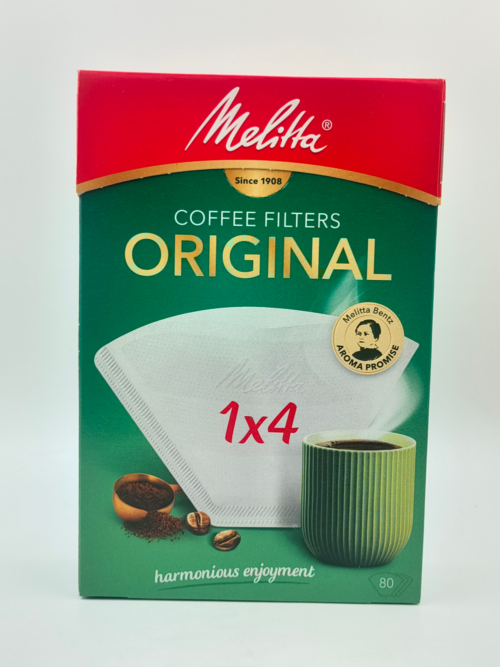 Melitta Фильтры для кофе 1х4 Original 80 шт. (Из Финляндии)