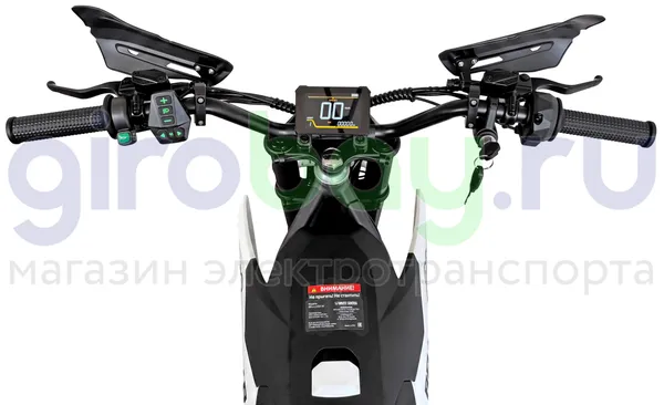 Электромотоцикл Эндуро WHITE SIBERIA BELLLUGA 02 6000W (72V/27Ah) - Белый фото №4