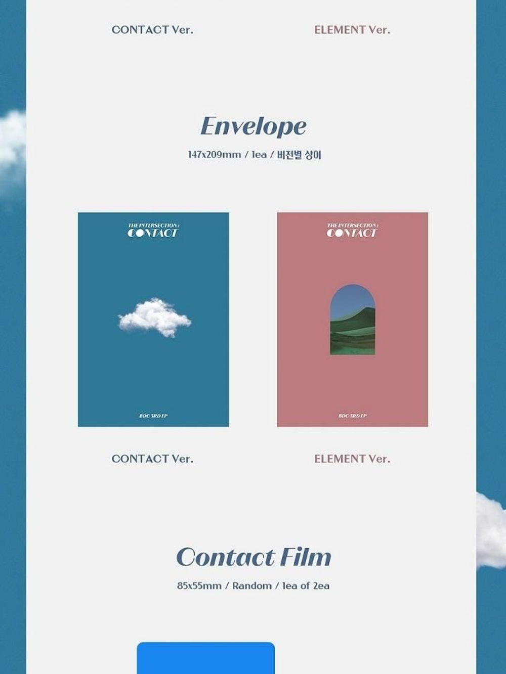 Альбом BDC - THE INTERSECTION : CONTACT 3rd EP Photo Book 2 Version SET