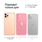 Чехол ROSCO для Apple iPhone 11 Pro Max оптом (арт. IP11PM-HARD-TPU-PINK-BLUE)