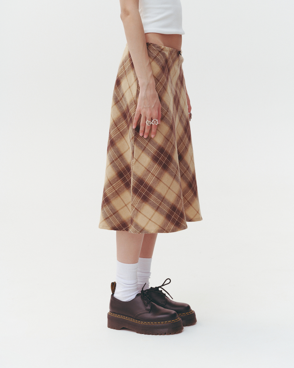 Midi Skirt Beige